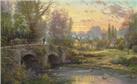 Cobblestone Evening by Thomas Kinkade