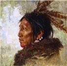 Hawk Feathers by Howard Terpning
